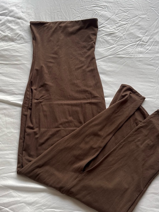 Oh Polly Dresses & Skirts - Oh Polly Brown Strapless Dress Size 2